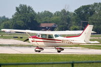 N172SS @ KDPA - Illinois Aviation Academy/ FLYING W LEASING INC Cessna 172L N172SS, lining up on RWY 33 KDPA. - by Mark Kalfas