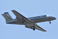N840CT @ KDPA - EMERSON CLIMATE TECHNOLOGIES INC Cessna 560 Citation Ultra, N840CT on approach to RWY 2L KDPA. - by Mark Kalfas