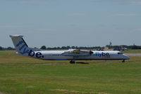 G-JEDJ @ EGSH - Departure from Norwich. - by Graham Reeve