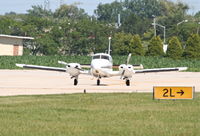 N63790 @ KDPA - MCPHILLIPS FLYING SERVICE INC/island Airways Piper PA27 Aztec, N63790 arriving KPDA RWY 20R at W-6. - by Mark Kalfas