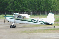 N9868X @ LHD - 1961 Cessna 185, c/n: 185-0068 at Lake Hood landstrip - by Terry Fletcher