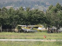 N33DV @ POC - Touching down on runway 26R - by Helicopterfriend