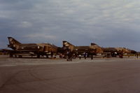 68-0553 @ EGVI - Coded AR of 10TRW USAF. With other Phantoms attending the IAT at RAF Greenham Common, UK in 1983. - by Roger Winser