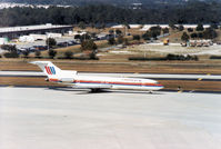 N7444U @ TPA - Boeing 727-222 of United Airlines taxying to the terminal at Tampa in November 1991. - by Peter Nicholson