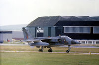 XX116 @ EGQS - Jaguar GR.1 of 226 Operational Conversion Unit taxying at RAF Lossiemouth in the Summer of 1974. - by Peter Nicholson