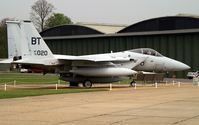 76-0020 @ EGSU - McDonnell Douglas F-15A Eagle.Preserved outside  AAM.BT.Bitburg. - by Robert Roggeman