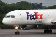 N908FD @ ORF - FedEx Giovanna N908FD (FLT FDX307) from Memphis Int'l (KMEM) exiting RWY 5 at Taxiway Echo after landing. - by Dean Heald