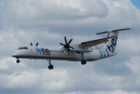 G-ECOR @ EGSH - Landing at Norwich. - by Graham Reeve