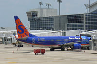 N809SY @ DFW - Sun Country at the gate - DFW Airport - by Zane Adams