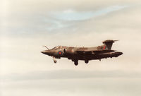 XT280 @ EGQS - Buccaneer S.2B of 12 Squadron on final approach to RAF Lossiemouth in the Summer of 1988. - by Peter Nicholson