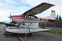 N21709 @ LHD - 1976 Cessna A185F, c/n: 18503064 at Lake Hood - by Terry Fletcher