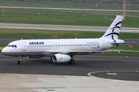 SX-DVL @ EDDL - Aegean Airlines, Airbus A320-232, CN: 3423 - by Air-Micha