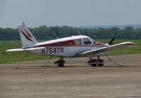 N7587R @ KCYO - Parked - by Kevin Kuhn