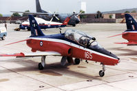 XX165 @ EGDM - Hawk T.1 of the Central Flying School on the flight-line at the 1990 Boscombe Down Battle of Britain 50th Anniversary Airshow. - by Peter Nicholson