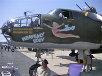 N8195H @ KHHR - North American B-25J Mitchell, N8195H Heavenly Body on the ramp at KHHR for the 2004 Air Faire. - by Mark Kalfas