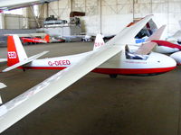 G-DEED @ EGDD - Windrushers Gliding Club, Schleicher K-8B - by Chris Hall