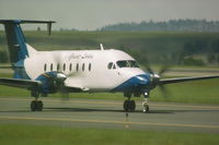 N182YV @ KBIL - Great Lakes Aviation Beech 1900 - by Daniel Ihde