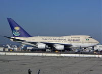HZ-AIF @ KLAX - Saudi Arabian Boeing 747SP-68, HZ-AIF at Atlantic Aviation KLAX. - by Mark Kalfas