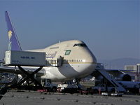 HZ-AIF @ KLAX - Saudi Arabian Boeing 747SP-68, HZ-AIF at Atlantic Aviation KLAX. - by Mark Kalfas