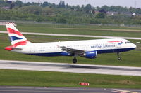 G-BUSK @ EDDL - British Airways, Airbus A320-211, CN: 120 - by Air-Micha