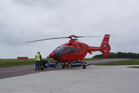 G-CGHP @ EICK - On helilift, transpotred to the hangar - by Piotr Tadeusz