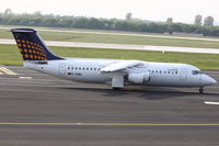 D-AEWL @ EDDL - Eurowings, British Aerospace BAe 146-300, CN: E3123 - by Air-Micha