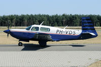 PH-VDS @ EHBD - This is a Mooney 350 Rocket conversion with stronger engine and upgrader prop. - by Joop de Groot