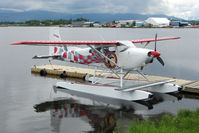 N1628Z @ LHD - 1962 Cessna 185A, c/n: 185-0428 at Lake Hood - by Terry Fletcher