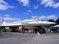 G-BBDG @ EGLB - G-BBDG was the first British pre production Concorde built for evaluation testing. It was stored at Filton airfield from the mid-80s till 2003, when it was transported by road to the Brooklands museum. It first flew on 13 February 1974. - by Chris Hall