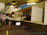 G-BJHV @ EGLB - Voisin Biplane scale reproduction preserved at the Brooklands Museum - by Chris Hall