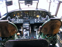 WF372 @ EGLB - Cockpit of Vickers Varsity T.1 preserved at the Brooklands Museum - by Chris Hall