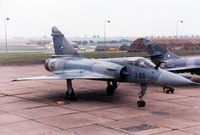 3 @ EGDM - Mirage 2000C, callsign French Air Force 2000, of EC.2 on the flight-line at the 1990 Boscombe Down Battle of Britain 50th Anniversary Airshow. - by Peter Nicholson