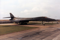 86-0111 @ EGDM - Another view of B-1B Lancer, callsign Norse 41, on the flight-line at the 1990 Boscombe Down Battle of Britain 50th Anniversary Airshow. - by Peter Nicholson