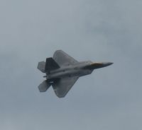 03-4058 @ KSTC - F-22 Raptor doing a demo flight at the Great Minnesota Airshow in St. Cloud, MN. - by Kreg Anderson