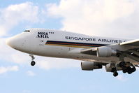 9V-SFP @ EGLL - Singapore Airlines Cargo - by Chris Hall