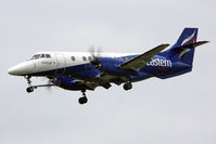 G-MAJT @ EGNT - British Aerospace Jetstream 41 on finals to 25 at Newcastle Airport in June 2010 - by Malcolm Clarke