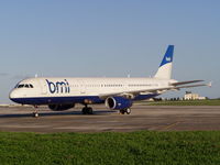 G-MEDM @ LMML - A321 G-MEDM of BMI doing engine runs after 'C'Check by Lufthansa Technik in Malta. - by raymond