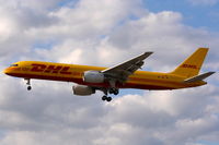 D-ALEA @ EGLL - EAT - European Air Transport operating for DHL Express - by Chris Hall
