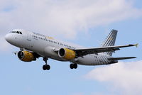 EC-KKT @ EGLL - Vueling Airlines - by Chris Hall