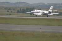 N470DP @ KBIL - Cessna Citation - by Daniel Ihde