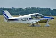 G-BGWC @ EGTB - 1979 Avions Pierre Robin CEA DR400/180, c/n: 1420 visitor to to AeroExpo 2010 - by Terry Fletcher