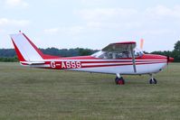 G-ASSS @ EGTB - 1964 Cessna CESSNA 172E, c/n: 172-51467 visitor to AeroExpo 2010 - by Terry Fletcher