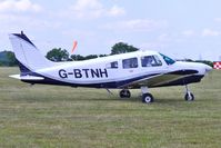G-BTNH @ EGTB - 1982 Piper PIPER PA-28-161, c/n: 28-8216202 visitor to AeroExpo 2010 - by Terry Fletcher