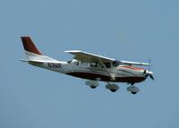 N3MR @ DTN - Landing at Shreveport's Downtown Airport. A good looking Cessna! - by paulp