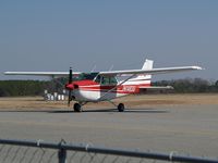 N1483U @ GWW - Flight School Aircraft returning from training flight.
Based $ Goldsboro-Wayne - by George Zimmerman