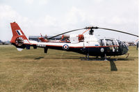 XZ936 @ EGDM - Gazelle HT.3 of the Empire Test Pilots School on display at the 1990 Boscombe Down Battle of Britain 50th Anniversary Airshow. - by Peter Nicholson