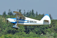 G-BRZK @ EGTB - 1947 Consolidated Vultee Aircraft Corporation STINSON 108-2, c/n: 108-2846 visitor to AeroExpo 2010 - by Terry Fletcher