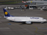 D-ABEO @ EDDL - Lufthansa, Boeing 737-330, CN: 26429/2207, Aircraft Name: Plaun - by Air-Micha