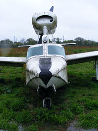 C-FQIP @ EGTR - one of the many wrecks at Elstree - by Chris Hall