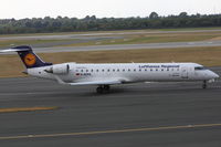 D-ACPG @ EDDL - Lufthansa CityLine, Canadair CL-600-2C10 Regioanl Jet CRJ-700, CN: 10034, Aircraft Name: Leinfelden-Echterdingen - by Air-Micha